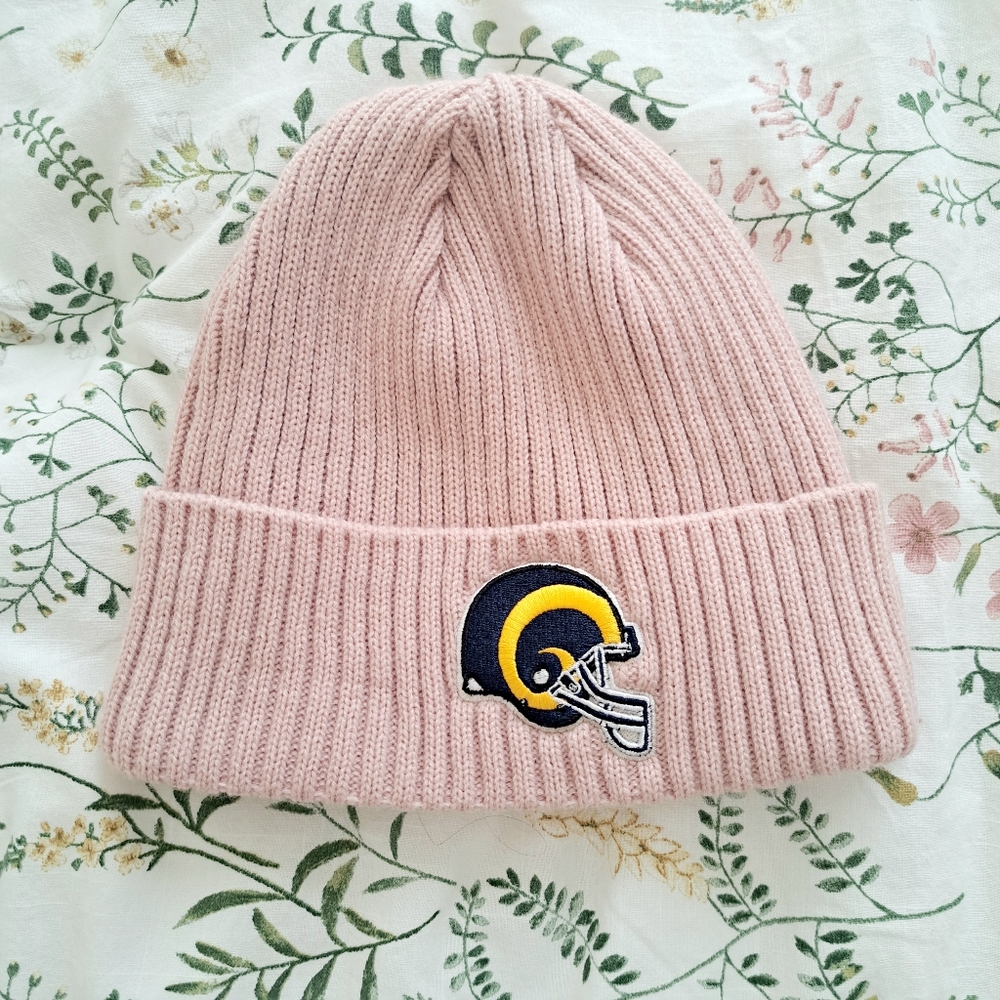 Pink Rams Beanie Women's